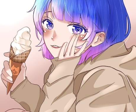 キラキラと映えるイラストをお作りします オリジナルのアイコンで周囲と差をつけちゃおう！ イメージ2