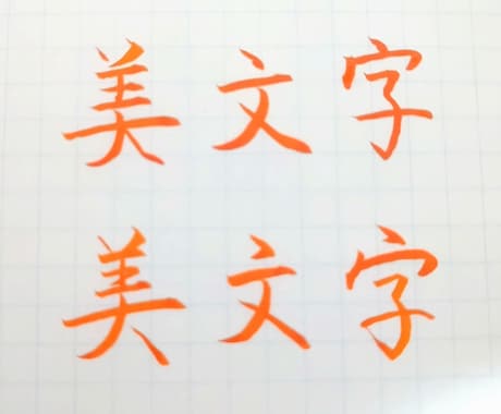 美文字でお手本をお作り致します お名前、住所など大切な文字だからこそ イメージ1