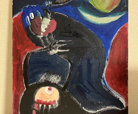 一味違った闇深い絵を飾ります 現代人はとても心が疲れていて壊れることもしばしば。 イメージ2