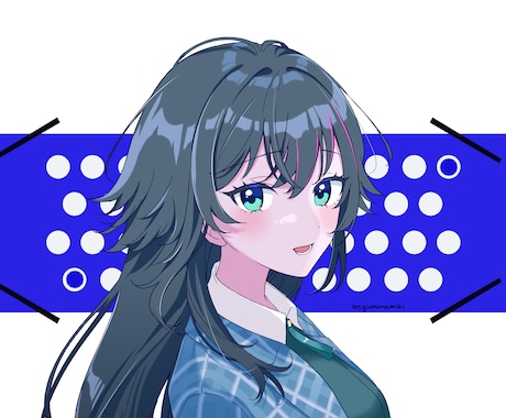 かわいい女の子の一枚絵イラスト制作します 生き生きとした表情と丁寧な塗りで魅力を引き出します イメージ2