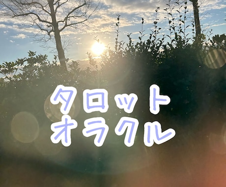 対話型カウンセリング！タロット&オラクルします 恋愛・仕事・家庭・人間関係等、一つお悩みお聞きして鑑定します イメージ1