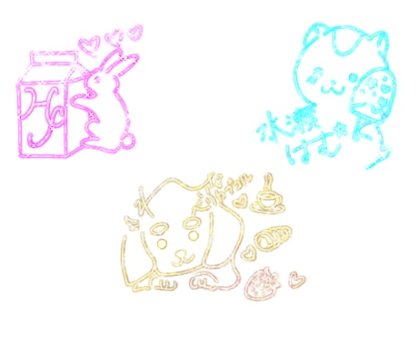 商用利用込みで‼️安くて可愛いサインを作ります モチーフを多く取り入れたかわいいサインを必要とする方へ イメージ2
