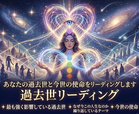 過去世リーディングで今世の使命を視ます あなたの使命を紐解く鍵は過去世にある イメージ1