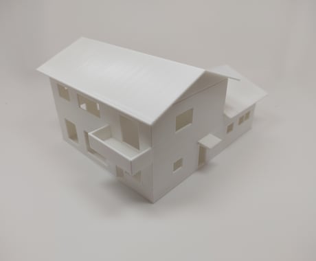 3Dプリンタで住宅の外観建築模型を作成します 3Dプリンタならではのスピード感、仕上がりをお届けします イメージ2
