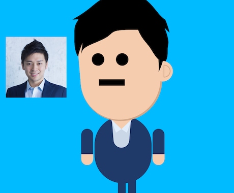 個性的な似顔絵キャラクターを作成します ありそうでなかった似顔絵ベクターキャラクター! イメージ1