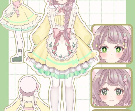 魅力的な立ち絵を描きます TRPG、配信用立ち絵などにどうですか？ イメージ1