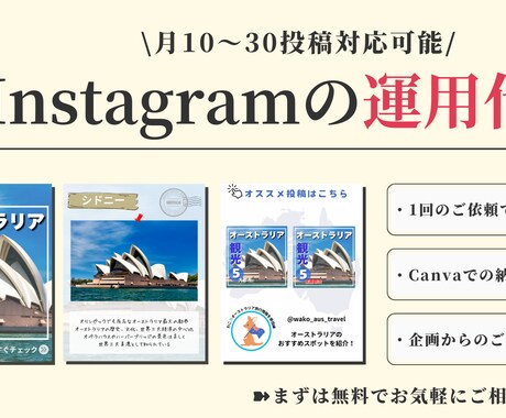 Instagram運用代行を致します ターゲットに刺さるInstagram運用を致します イメージ1