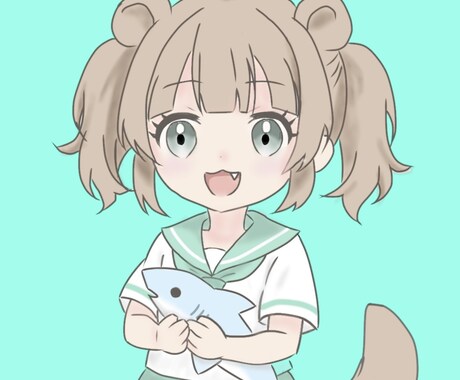 キャラクター、ほんわか系イラストを作成します 最短7日間、最安値2,000〜 イメージ1