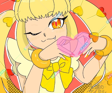 スクエアイラスト制作します ⭕️二次利用OK！アイコンやグッズ、観賞用に イメージ1