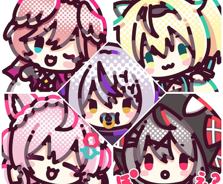 LINEスタンプ・YouTube絵文字描きます 1点からok! 商用利用可能！ライバーさんにおすすめです！ イメージ1