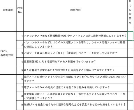 小さな会社のサイバーセキュリティ計画作成します 中小企業や個人事業主でもサイバーセキュリティ対策をしよう！ イメージ2