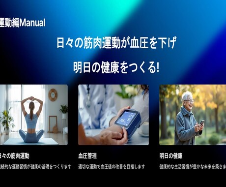 毎日5分の簡単な運動で血圧が安定します 1日5分で、未来の健康が変わります イメージ1