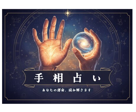 女性向け手相鑑定で心を整えます あなたの心に寄り添い丁寧に鑑定します。 イメージ1