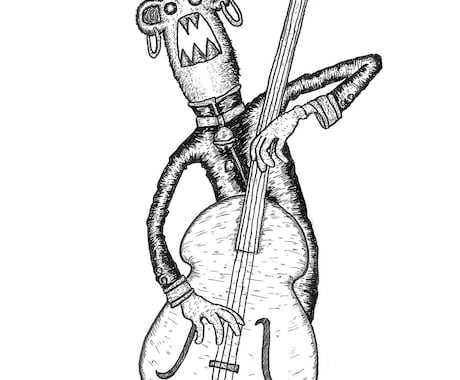 個性的なペン画・モノトーンイラスト描きます イメージ1