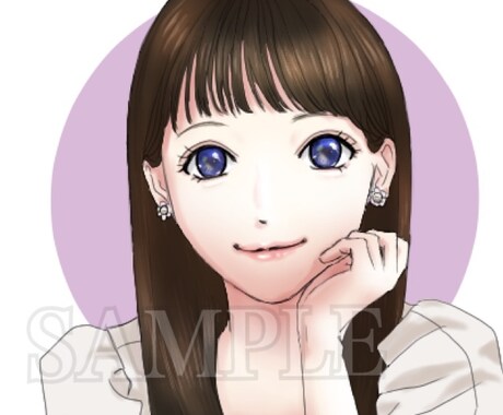 商用利用OK！ブログ、SNSアイコンお描きします しっかり描きこんだ魅力的なイラストを低コストでお描きします！ イメージ1