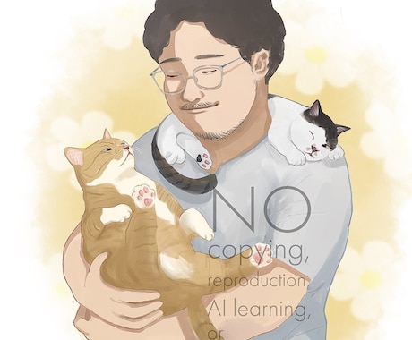 ペットとの思い出のひと時を描きます 大切な家族と過ごす時間を描きます！ イメージ2