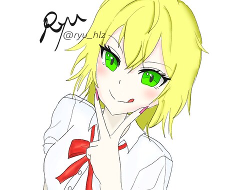 SNSアイコン描きます アニメ塗り、可愛い系が得意ですオリジナル・版権どちらもOK イメージ2