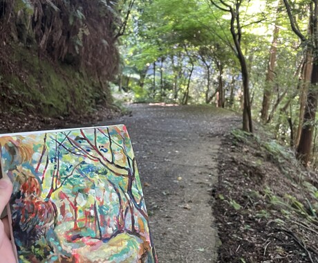 心に残った風景を描きます 鮮やかで印象に残る色づかいを大切にしています。 イメージ2