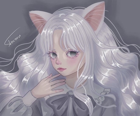 アイコンイラストを制作します 破格の1500円！厚塗り×ダーク×リアルで魅せる イメージ2