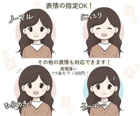商用可◎明るくて印象の良いアイコン描きます ゆるかわ！でもキレイめ！使いやすさ抜群です！ イメージ2