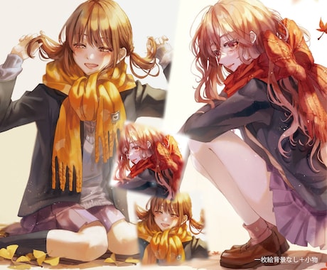 キラキラかわいい透明感溢れるイラスト描きます グッズや配信・動画用等様々な用途に合わせて制作します！ イメージ2