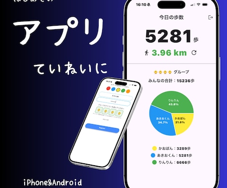 Flutterで小さなアプリを制作します プログラミング講師が丁寧に対応｜初めての方も安心 イメージ1