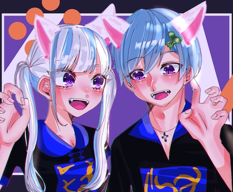 通常イラスト、デフォルメ、ドットなどを描きます イメージ1