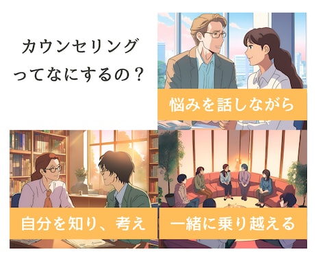 お悩み解決を初回限定価格で行っています 2つの心理カウンセリング資格保持者が行います。 イメージ1