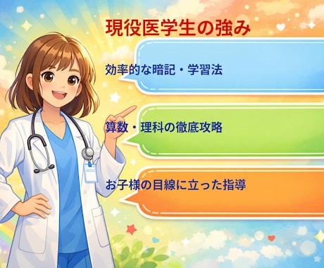 ビデオチャットで中学受験の全教科指導します 偏差値40から第一志望校へ！経験豊富な家庭教師が徹底サポート イメージ1