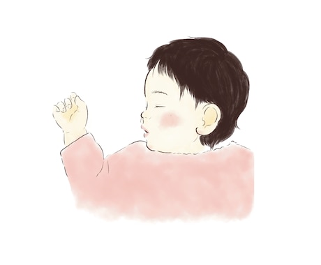 先着3名特価！優しい世界観でお子様の似顔絵描きます 最短2日！アイコン・待受・ファーストカット・プレゼントにも！ イメージ2