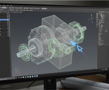 機械系の2D図面作成・3Dモデリングいたします 機械設計・図面化・モデリング・アセンブリング イメージ1