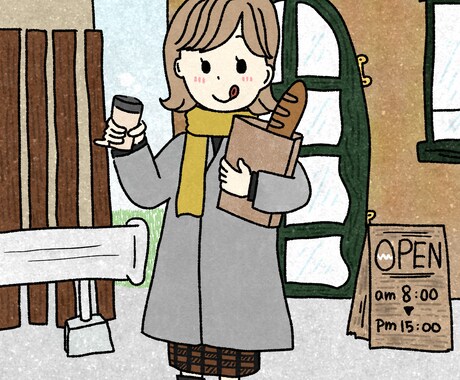 ゆるくてオシャレなイラスト描きます ご相談からお取引終了後までしっかりサポートします☆ イメージ1