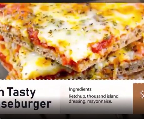 FOODS専門！PR動画 スライドビデオ作ります 食欲意欲を向上! ビジュアルとお腹に効果発揮するビデオ制作。 イメージ1