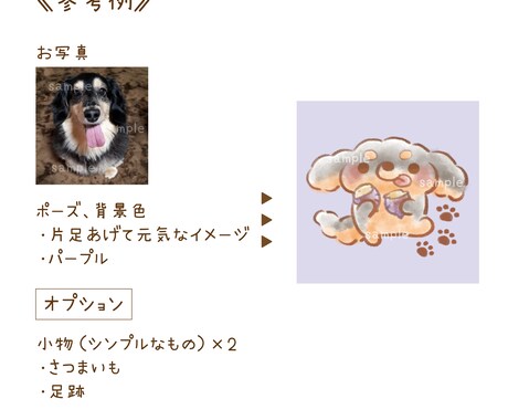 ペットのデフォルメイラストを描きます 写真を元にアイコンなどに使えるデフォルメイラストを作成します イメージ2
