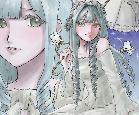 SNSアイコン/人物イラスト描きます あなたの世界観をイラストで形にします イメージ1