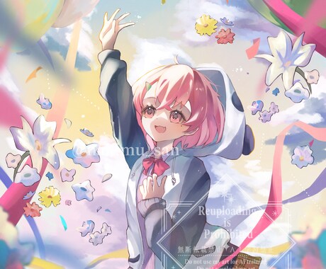 可愛くて儚い貴方だけのイラスト描きます 世界観を活かした1枚絵.mvイラスト.アイコンなど.ᐟ イメージ2