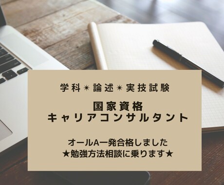 国家資格キャリアコンサルタント試験の相談に乗ります 90分★学科、論述、ロープレ勉強方法、試験の心配事聞きます! イメージ1