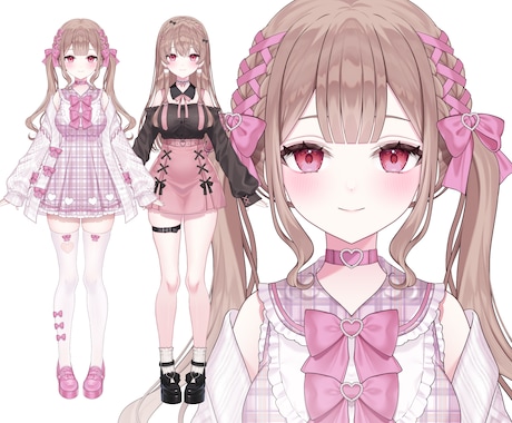 あなただけのVTuber用のモデルを作成します 高クオリティな自分だけのモデルを作成させていただきます！ イメージ2