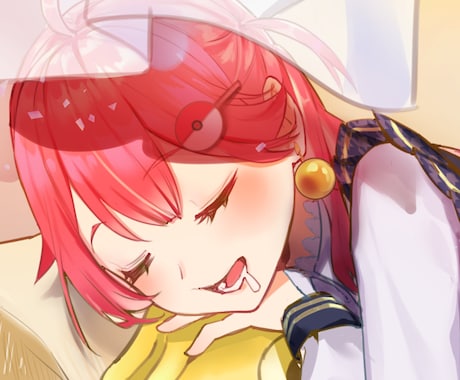 期間限定！あなただけの可愛いアイコン描きます SNSや配信に！キラキラつやつやな絵にお仕立てします！ イメージ2