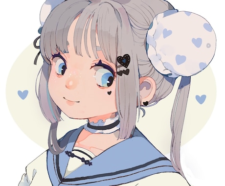 ポップで可愛いイラストお描きします アイコンやヘッダーなど、ふんわり可愛い雰囲気にしたい方に イメージ1