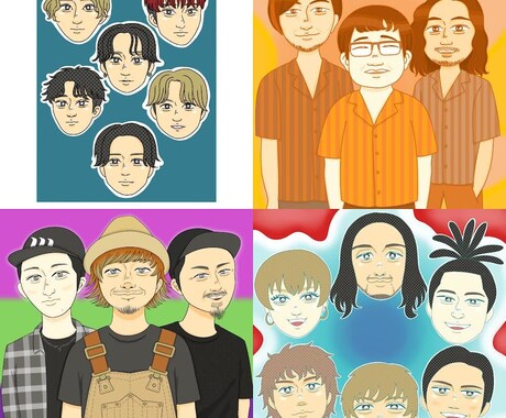 サブカル好きがSNSアイコンを描きます 個性的でカラフルなイラストが好きな方へ イメージ2