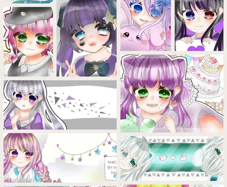 貴方のキャラクター私が全力で描きます できる限りご要望に添えるような絵を描かせていただきます！ イメージ2