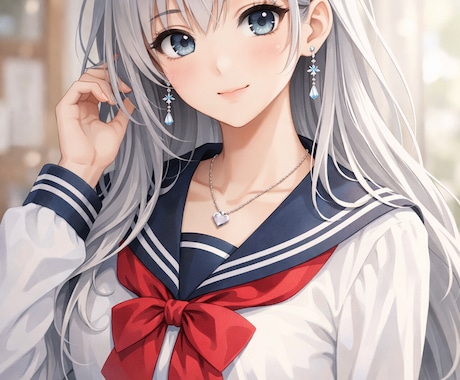 提示された条件から人物イラスト作成致します イメージ1