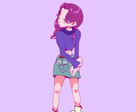 ポップでカラフルな似顔絵描けます 色も服もあなたの思い通りにカスタム！！ イメージ2