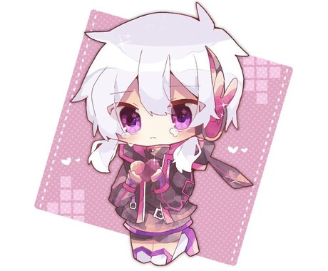 きらきら可愛いイラスト描きます デフォルメ(得意)〜等身絵まで対応します！ イメージ2
