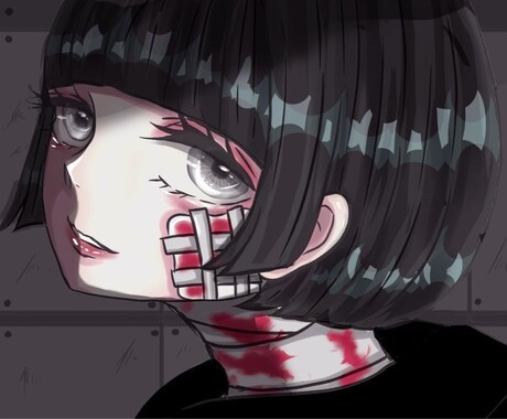 かわいいSNSアイコン描きます 独特の女の子、かわいい女の子描きます‪°ʚ✞ɞ°‬ イメージ2
