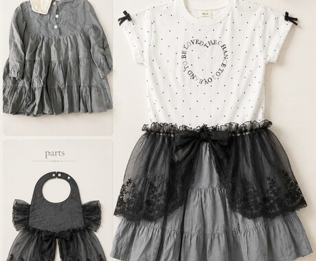 ベビー服リメイクします 思い出のベビー服を可愛い小物にリメイクします イメージ2