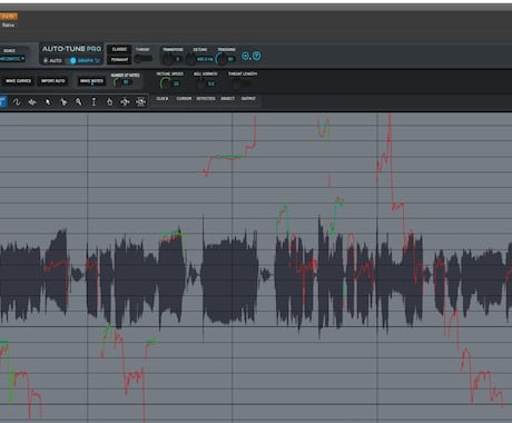 ヴォーカルや楽器の音程修正をします 一つ一つの音程にこだわり、聴きやすくナチュラルに仕上げます イメージ1