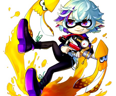 タッチが選べるデフォルメイラスト制作します アイコンやサムネイルなど用途に合わせたオリジナルイラスト イメージ2