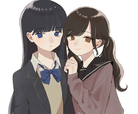 かわいいイラスト描きます 男の子・女の子どちらも◎アイコンなどにぴったりなイラスト イメージ2